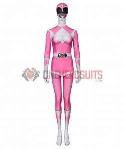 OneHeroSuits Expert-level Cosplay Bodysuit & Zentai Pink Power Rangers Cosplay Suit Pink Ranger Spandex Cosplay Costume