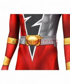 1herosuits The Red Ranger Cosplay Costume KISHIRYU SENTAI RYUSOULGER Spandex Suit Costumes