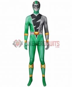 1herosuits Costumes The Green Ranger Cosplay Costume Ryusoul Green Spandex Suit