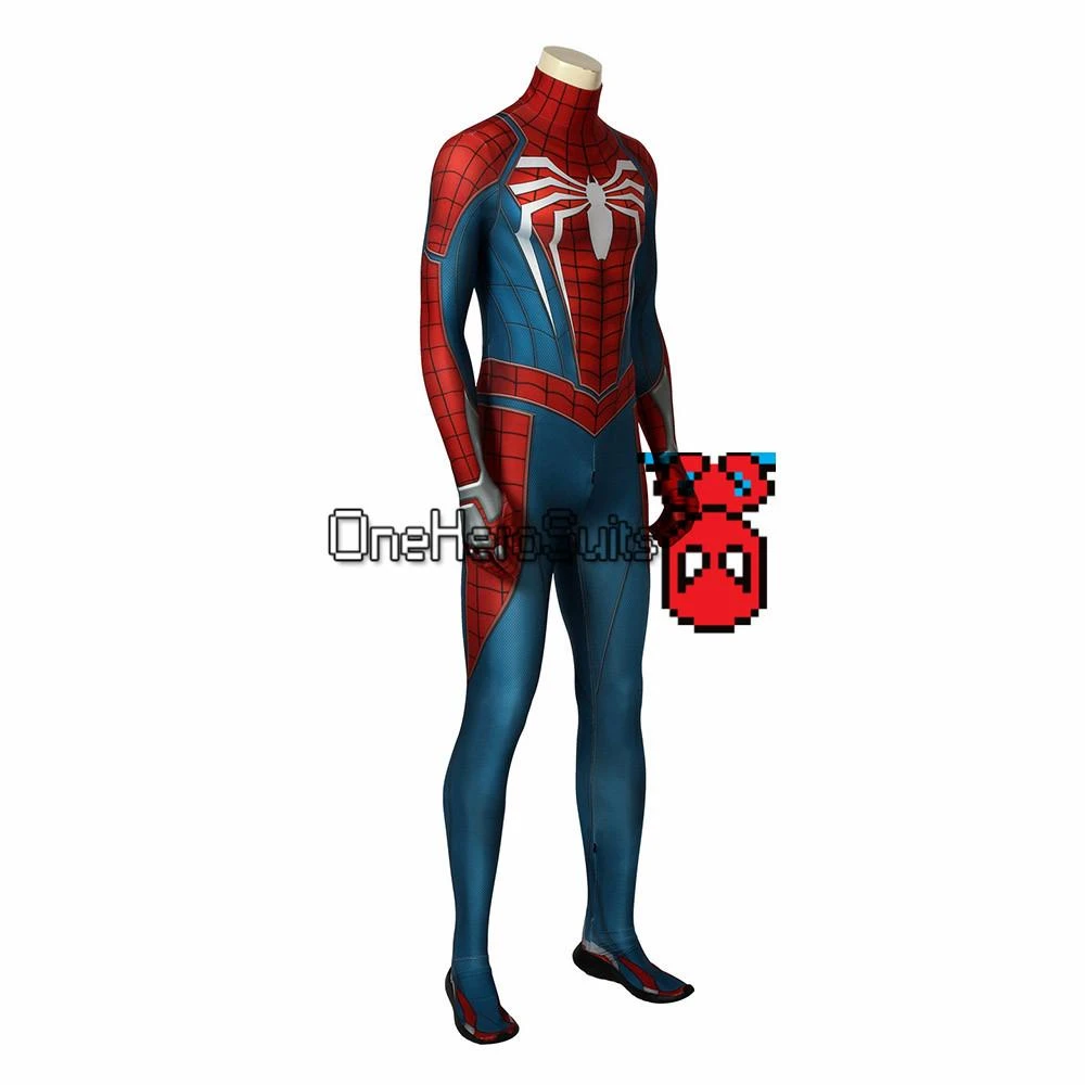 OneHeroSuits SPIDER-MAN PS4 Advanced Suit Spider-man PS4 Game Cosplay Costume 3 OneHeroSuits SPIDER-MAN PS4 Advanced Suit Spider-man PS4 Game Cosplay Costume