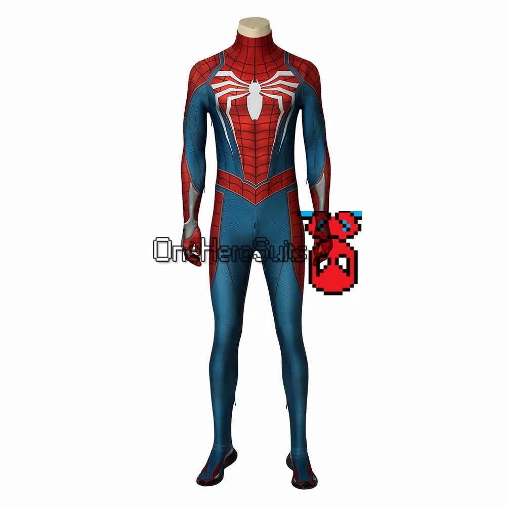OneHeroSuits SPIDER-MAN PS4 Advanced Suit Spider-man PS4 Game Cosplay Costume 2 OneHeroSuits SPIDER-MAN PS4 Advanced Suit Spider-man PS4 Game Cosplay Costume