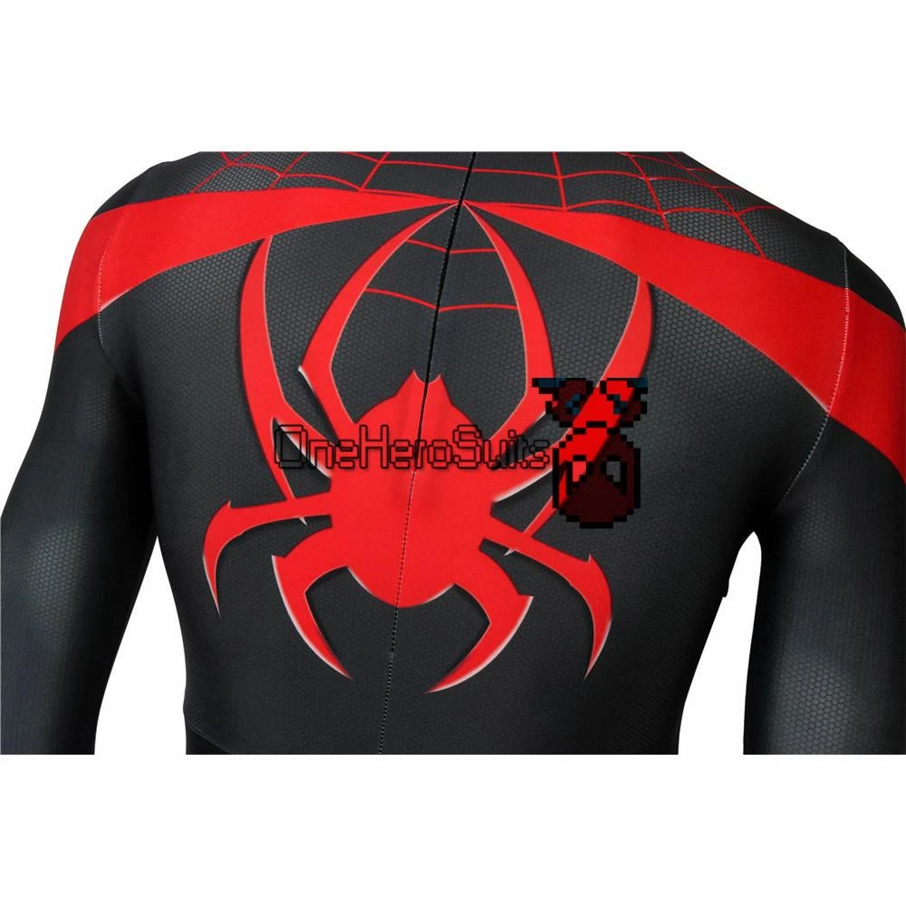 OneHeroSuits Ultimate Spider-Man Cosplay Costume Miles Morales 3D Printed Jumpsuits Zentai/Jumpsuit 16 OneHeroSuits Ultimate Spider-Man Cosplay Costume Miles Morales 3D Printed Jumpsuits Zentai/Jumpsuit