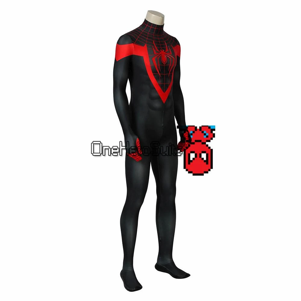 OneHeroSuits Ultimate Spider-Man Cosplay Costume Miles Morales 3D Printed Jumpsuits Zentai/Jumpsuit 8 OneHeroSuits Ultimate Spider-Man Cosplay Costume Miles Morales 3D Printed Jumpsuits Zentai/Jumpsuit