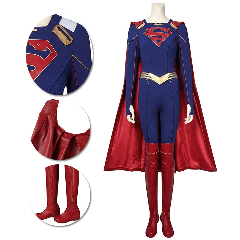 OneHeroSuits Kara Zor-El Cosplay Costumes Supergirl Season 5 Cosplay Suit
