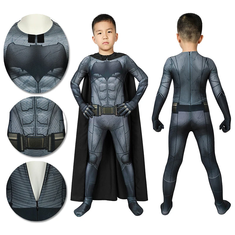 OneHeroSuits Kids Batman Suit Children SuperHero Cosplay Costume 3D Printed Zentai/Jumpsuit 1 OneHeroSuits Kids Batman Suit Children SuperHero Cosplay Costume 3D Printed Zentai/Jumpsuit