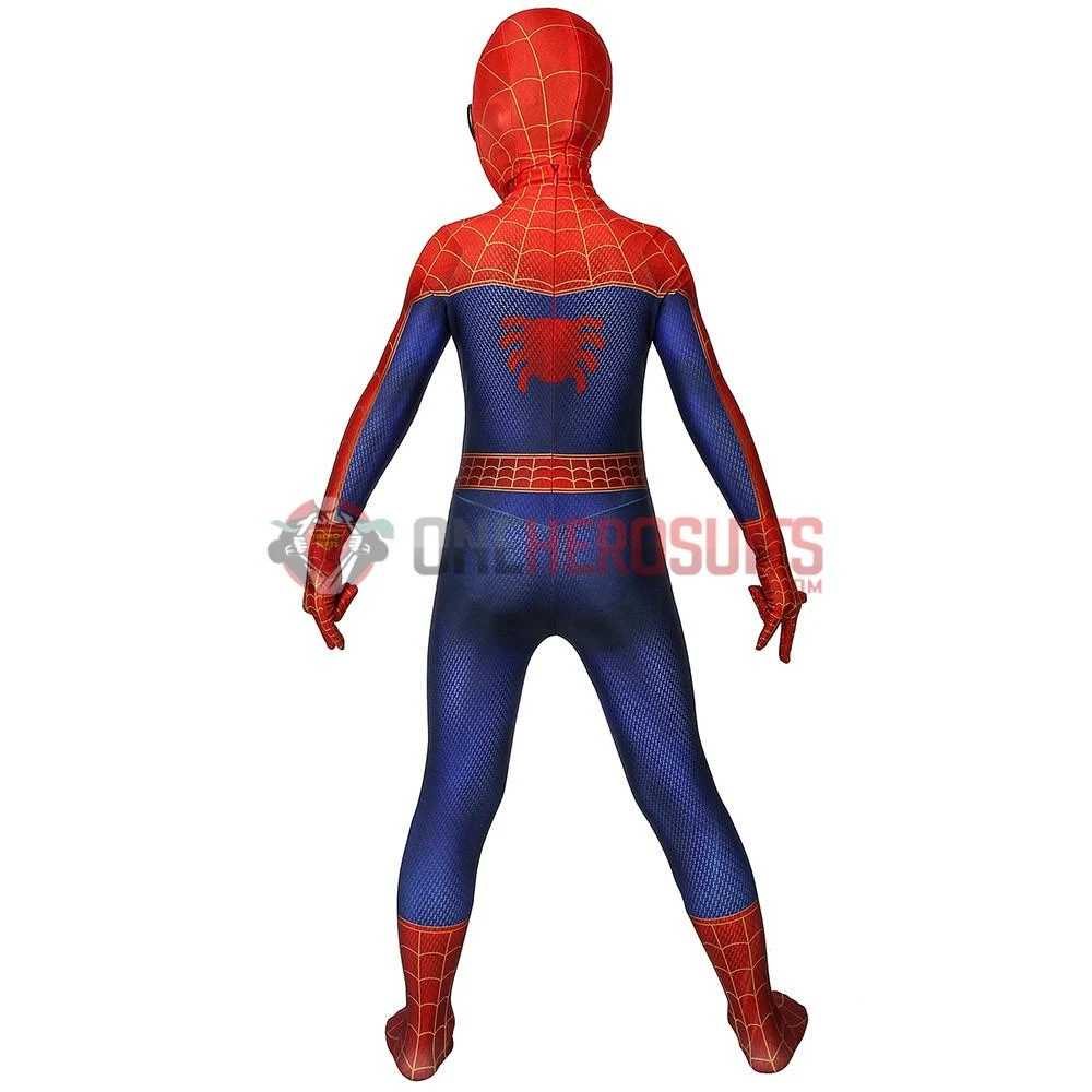 OneHeroSuits Zentai/Jumpsuit Kids Spider-man Suit Into The Spider-Verse Peter Parker Cosplay Costumes For Children 5 OneHeroSuits Zentai/Jumpsuit Kids Spider-man Suit Into The Spider-Verse Peter Parker Cosplay Costumes For Children
