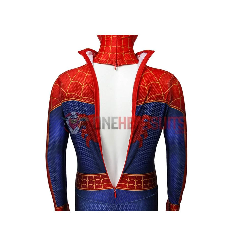 OneHeroSuits Zentai/Jumpsuit Kids Spider-man Suit Into The Spider-Verse Peter Parker Cosplay Costumes For Children 10 OneHeroSuits Zentai/Jumpsuit Kids Spider-man Suit Into The Spider-Verse Peter Parker Cosplay Costumes For Children