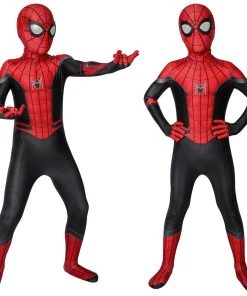 OneHeroSuits Christmas Gifts For Kids Spider-man Costume Far From Home HD Printed Suit Zentai/Jumpsuit