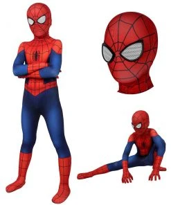 OneHeroSuits Kids Ultimate Spider-Man Suit SuperHero Cosplay Costumes For Children