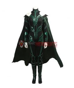OneHeroSuits Hela Cosplay Costumes Thor Ragnarok Cosplay Suits Black Chest Version