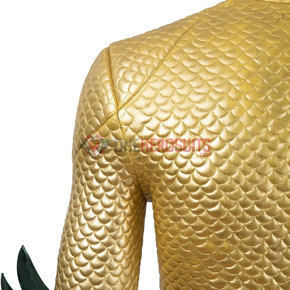 OneHeroSuits Aquaman Cosplay Costumes King Of The Seven Seas Golden Suits 13 OneHeroSuits Aquaman Cosplay Costumes King Of The Seven Seas Golden Suits