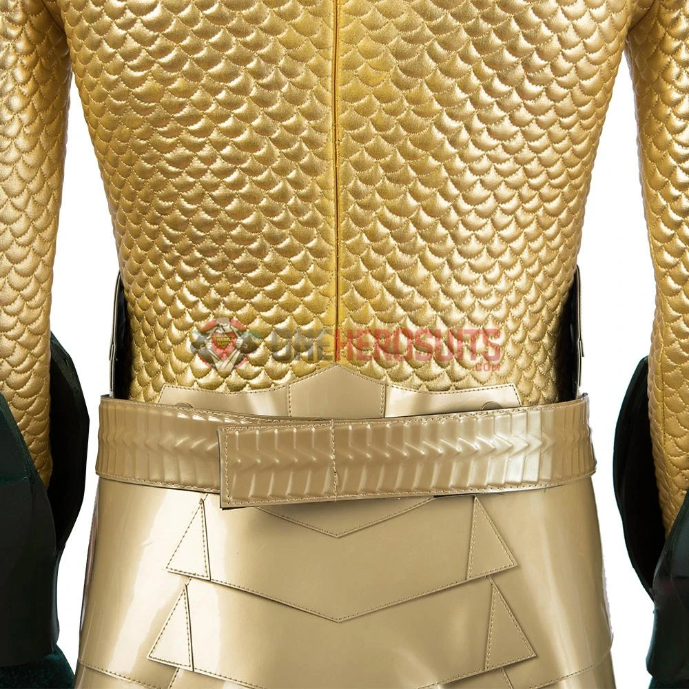 OneHeroSuits Aquaman Cosplay Costumes King Of The Seven Seas Golden Suits 14 OneHeroSuits Aquaman Cosplay Costumes King Of The Seven Seas Golden Suits