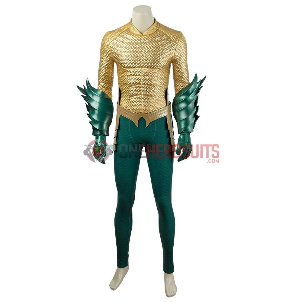 OneHeroSuits Aquaman Cosplay Costumes King Of The Seven Seas Golden Suits 16 OneHeroSuits Aquaman Cosplay Costumes King Of The Seven Seas Golden Suits