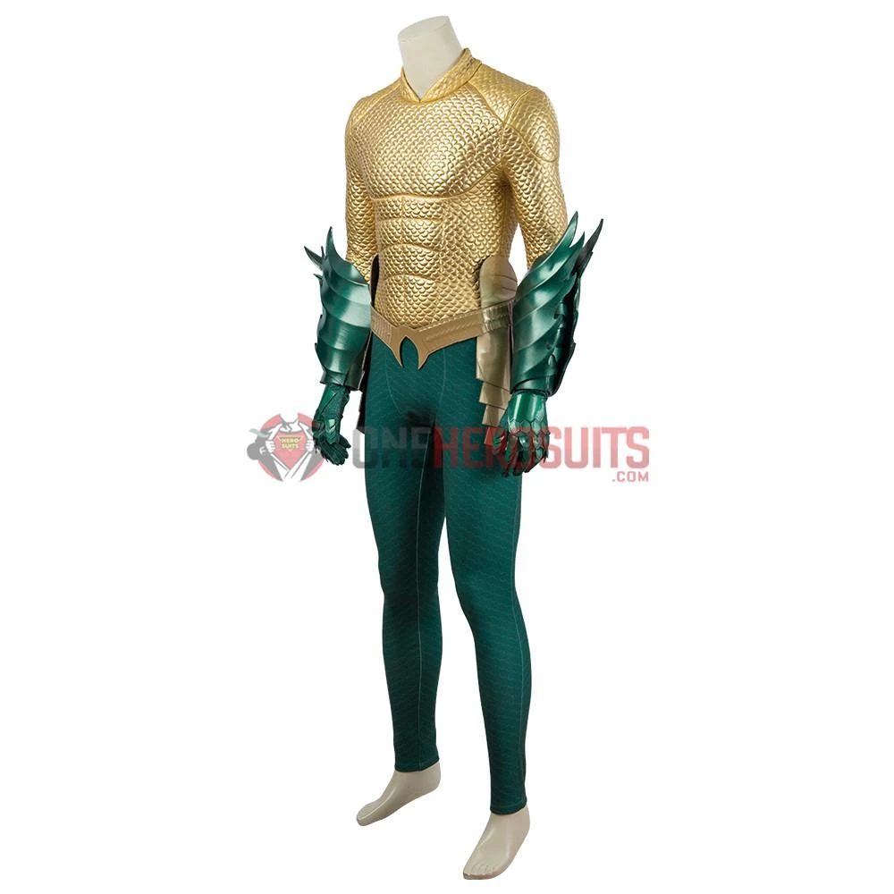 OneHeroSuits Aquaman Cosplay Costumes King Of The Seven Seas Golden Suits 19 OneHeroSuits Aquaman Cosplay Costumes King Of The Seven Seas Golden Suits