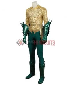 OneHeroSuits Aquaman Cosplay Costumes King Of The Seven Seas Golden Suits 51 OneHeroSuits Aquaman Cosplay Costumes King Of The Seven Seas Golden Suits