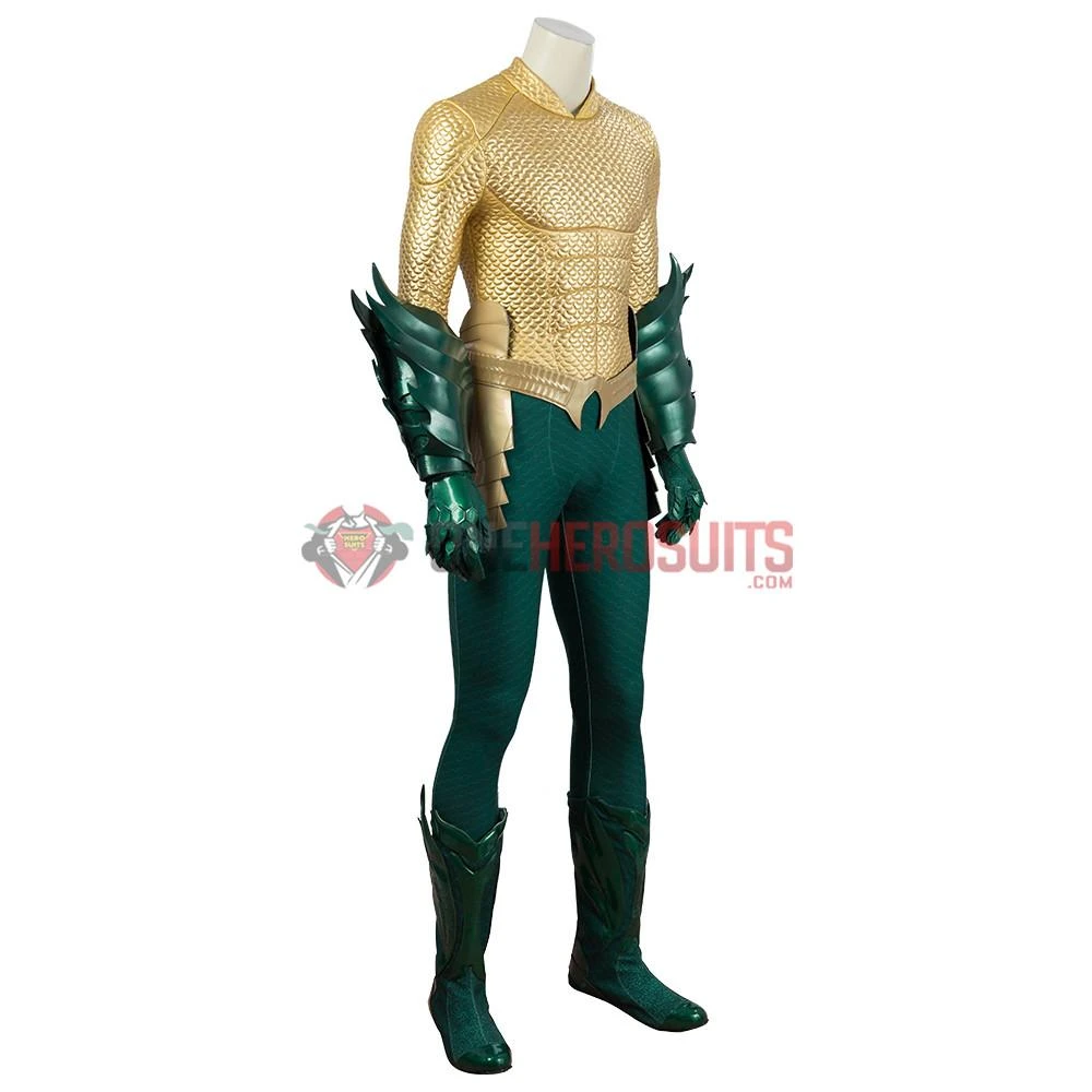 OneHeroSuits Aquaman Cosplay Costumes King Of The Seven Seas Golden Suits 27 OneHeroSuits Aquaman Cosplay Costumes King Of The Seven Seas Golden Suits