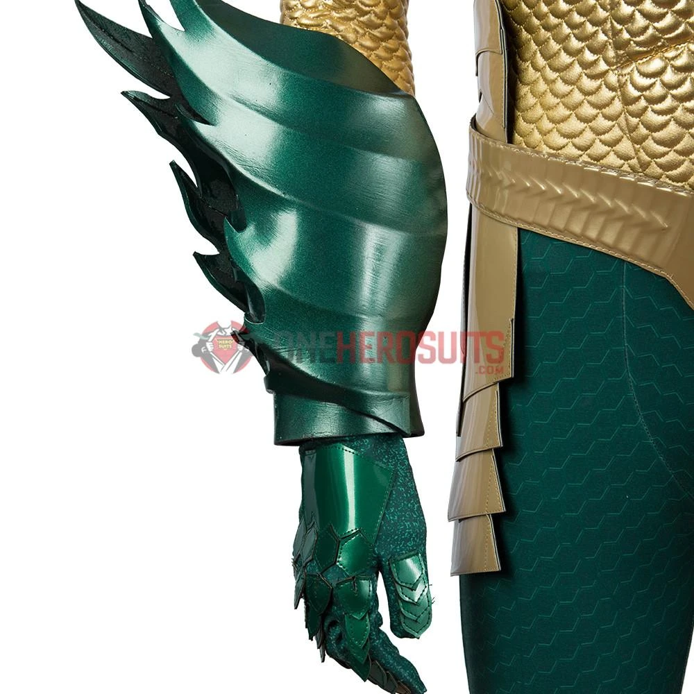 OneHeroSuits Aquaman Cosplay Costumes King Of The Seven Seas Golden Suits 6 OneHeroSuits Aquaman Cosplay Costumes King Of The Seven Seas Golden Suits