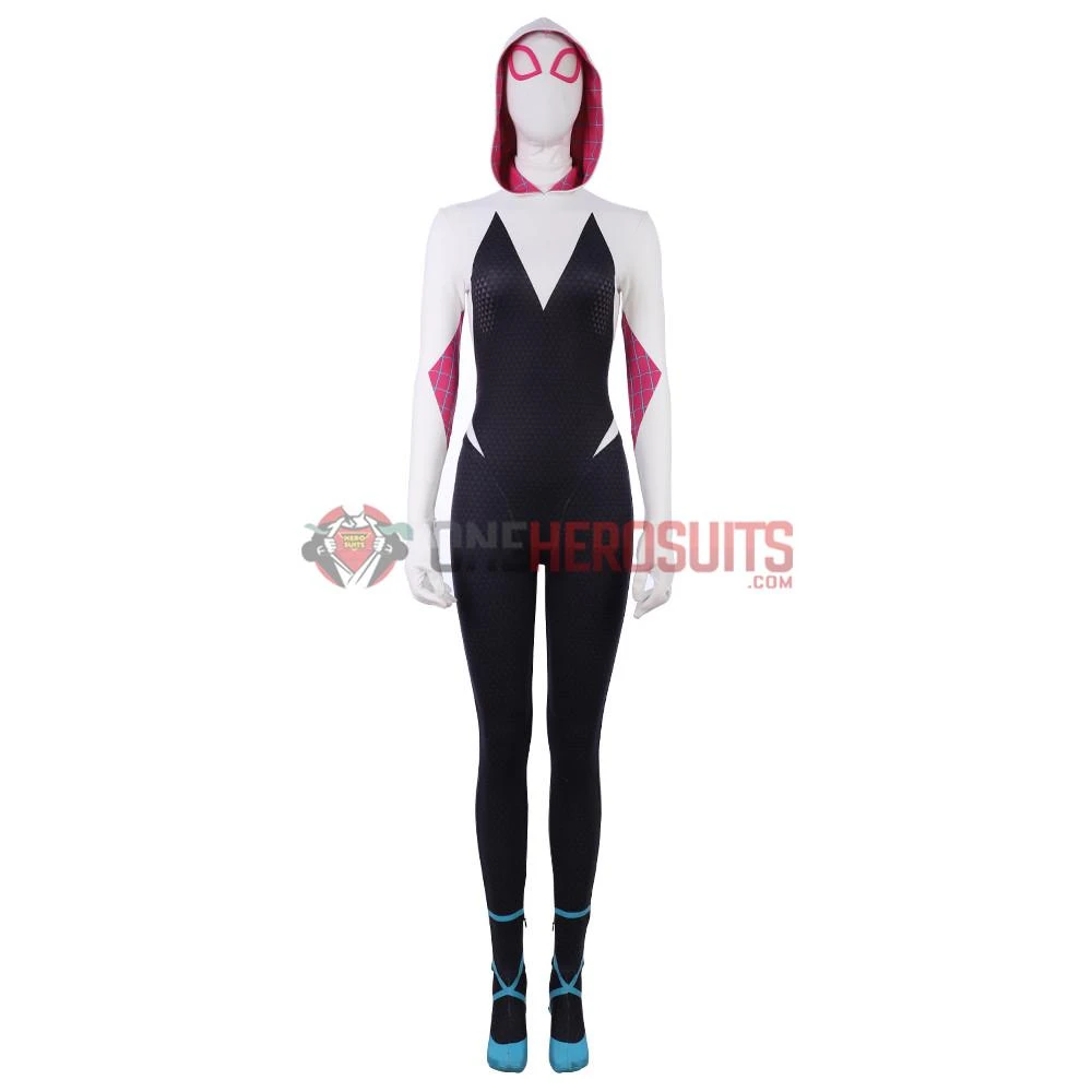 OneHeroSuits Gwen Stacy Cosplay Costumes Into The Spider Verse Spider Girl Gwen Suits 2 OneHeroSuits Gwen Stacy Cosplay Costumes Into The Spider Verse Spider Girl Gwen Suits