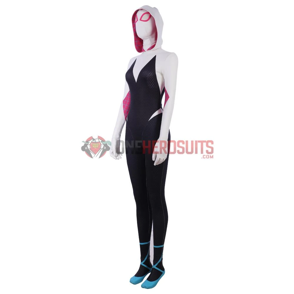 OneHeroSuits Gwen Stacy Cosplay Costumes Into The Spider Verse Spider Girl Gwen Suits 3 OneHeroSuits Gwen Stacy Cosplay Costumes Into The Spider Verse Spider Girl Gwen Suits