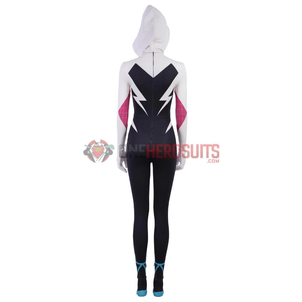 OneHeroSuits Gwen Stacy Cosplay Costumes Into The Spider Verse Spider Girl Gwen Suits 5 OneHeroSuits Gwen Stacy Cosplay Costumes Into The Spider Verse Spider Girl Gwen Suits