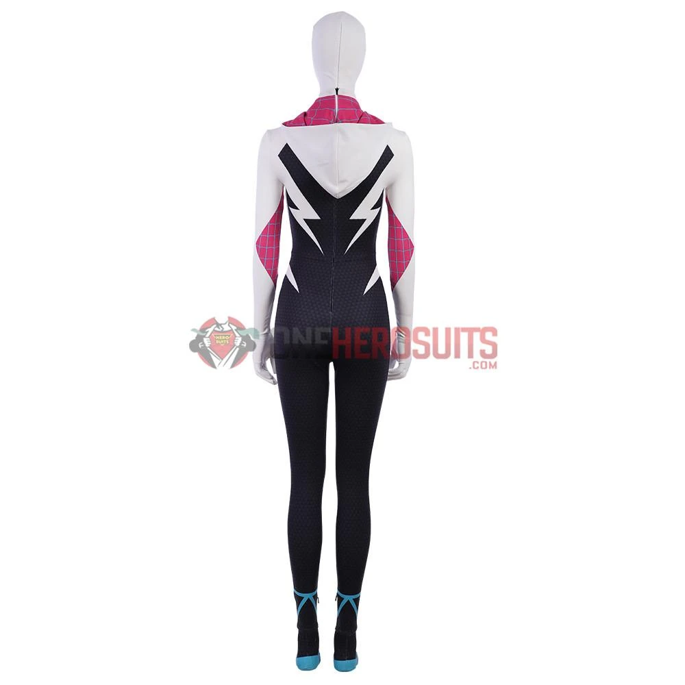 OneHeroSuits Gwen Stacy Cosplay Costumes Into The Spider Verse Spider Girl Gwen Suits 6 OneHeroSuits Gwen Stacy Cosplay Costumes Into The Spider Verse Spider Girl Gwen Suits