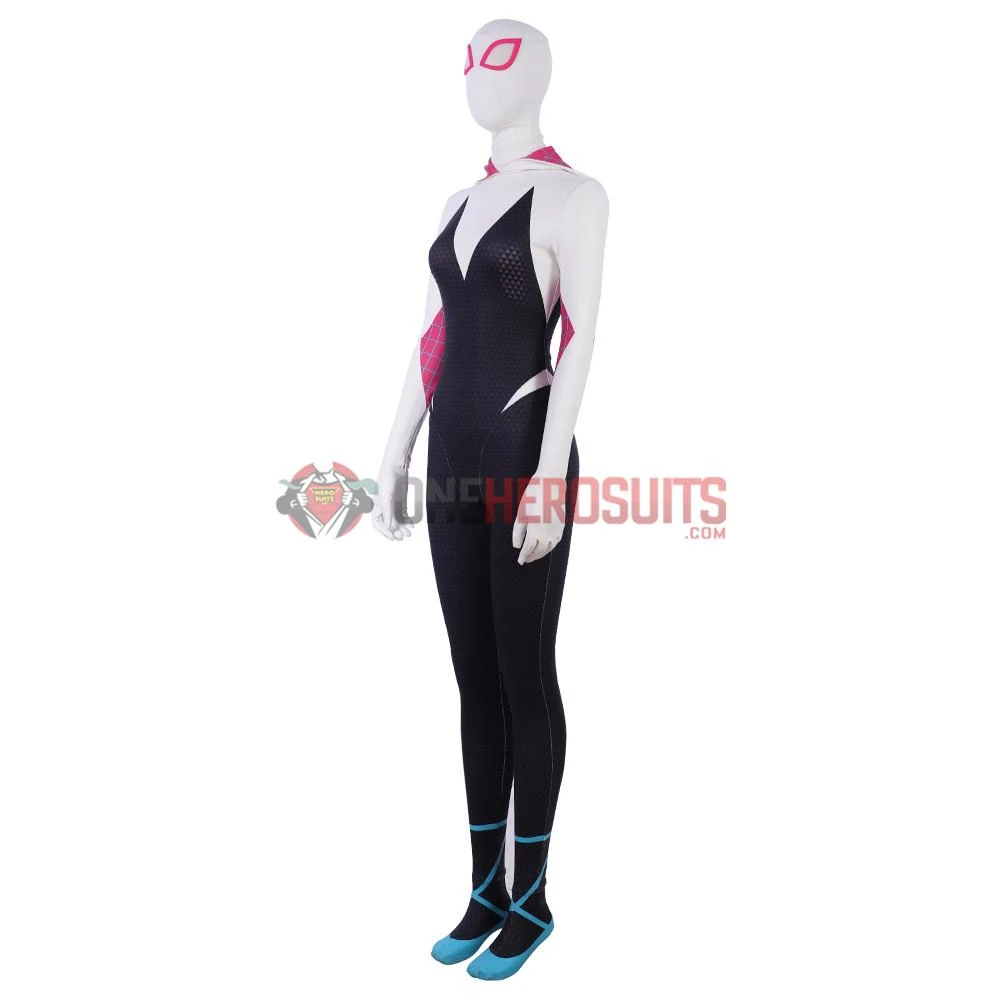 OneHeroSuits Gwen Stacy Cosplay Costumes Into The Spider Verse Spider Girl Gwen Suits 7 OneHeroSuits Gwen Stacy Cosplay Costumes Into The Spider Verse Spider Girl Gwen Suits
