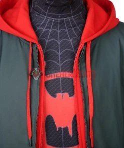 OneHeroSuits Miles Morales Cosplay Costumes Spider Man Into The Spider Verse Miles Green Coat 31 OneHeroSuits Miles Morales Cosplay Costumes Spider Man Into The Spider Verse Miles Green Coat