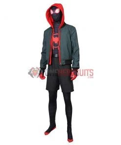 OneHeroSuits Miles Morales Cosplay Costumes Spider Man Into The Spider Verse Miles Green Coat 23 OneHeroSuits Miles Morales Cosplay Costumes Spider Man Into The Spider Verse Miles Green Coat