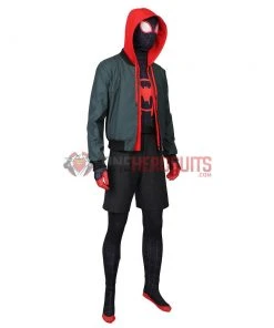 OneHeroSuits Miles Morales Cosplay Costumes Spider Man Into The Spider Verse Miles Green Coat 24 OneHeroSuits Miles Morales Cosplay Costumes Spider Man Into The Spider Verse Miles Green Coat