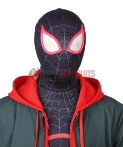 OneHeroSuits Miles Morales Cosplay Costumes Spider Man Into The Spider Verse Miles Green Coat 30 OneHeroSuits Miles Morales Cosplay Costumes Spider Man Into The Spider Verse Miles Green Coat