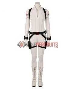 OneHeroSuits Black Widow 2020 Cosplay Costumes Natasha White Cosplay Suit Movie Level