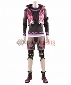 1herosuits Costumes Xenoblade Chronicles Cosplay Boots Shulk Red Cosplay Shoes