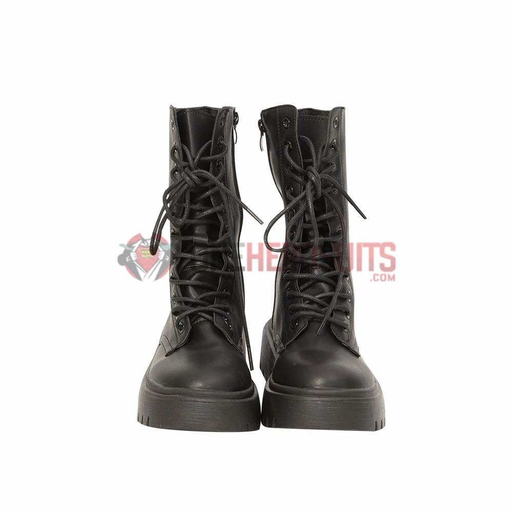 OneHeroSuits Costumes The Suicide Squad Red Dress Cosplay Boots Harley Quinn Top Leval Shoes 4 OneHeroSuits Costumes The Suicide Squad Red Dress Cosplay Boots Harley Quinn Top Leval Shoes