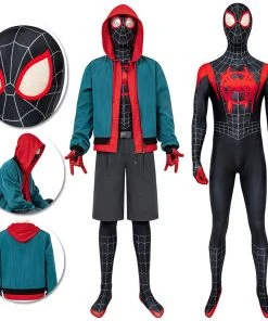OneHeroSuits Miles Morales Spider-man Costumes Miles Morales Cosplay Suit Zentai/Jumpsuit