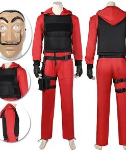 OneHeroSuits Costumes Money Heist Cosplay Costume La Casa De Pape Suit With Vest