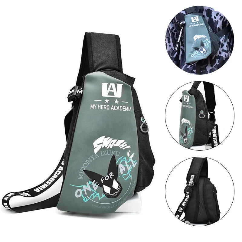 OneHeroSuits Accessories My Hero Academia Fanny Pack Creative Crossbody Bag 1 OneHeroSuits Accessories My Hero Academia Fanny Pack Creative Crossbody Bag