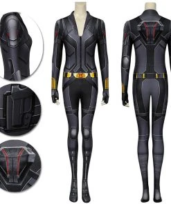 1herosuits Natasha Romanoff Spandex Black Cosplay Costumes Black Widow 3D Printed Cosplay Suit