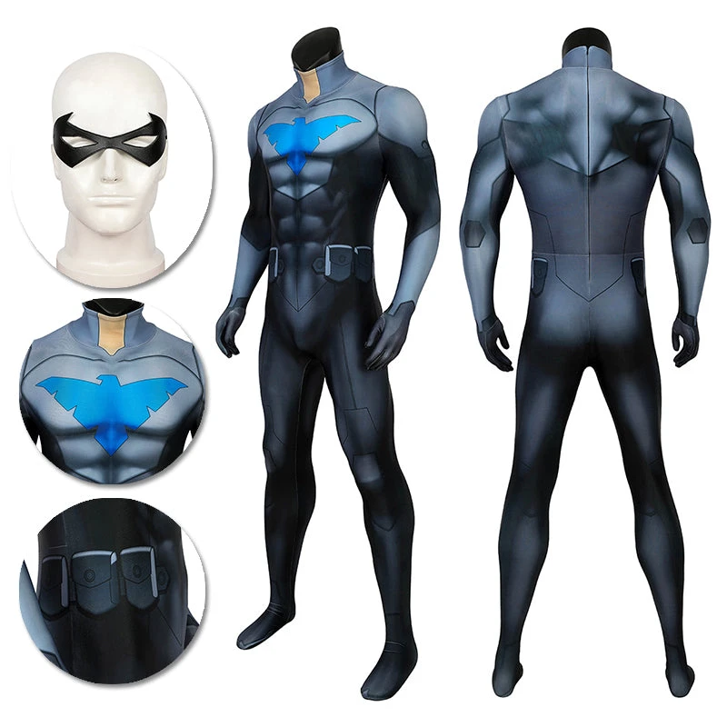 OneHeroSuits Nightwing Son Of Batman Cosplay Costumes 1 OneHeroSuits Nightwing Son Of Batman Cosplay Costumes