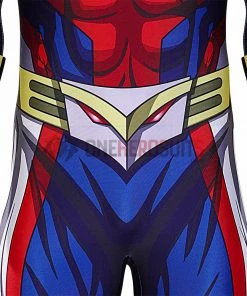 OneHeroSuits All Might Cosplay Costumes My Hero Academia Blue Bodysuit