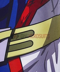 OneHeroSuits All Might Cosplay Costumes My Hero Academia Blue Bodysuit