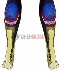 OneHeroSuits All Might Cosplay Costumes My Hero Academia Blue Bodysuit