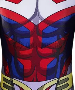 OneHeroSuits All Might Cosplay Costumes My Hero Academia Blue Bodysuit