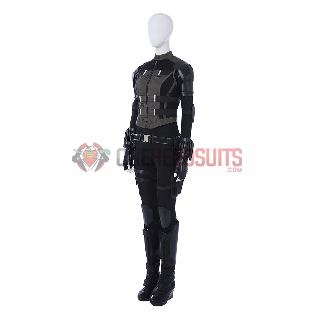 OneHeroSuits Avengers 3 Black Widow Cosplay Costumes Green Edition Suits 3 OneHeroSuits Avengers 3 Black Widow Cosplay Costumes Green Edition Suits