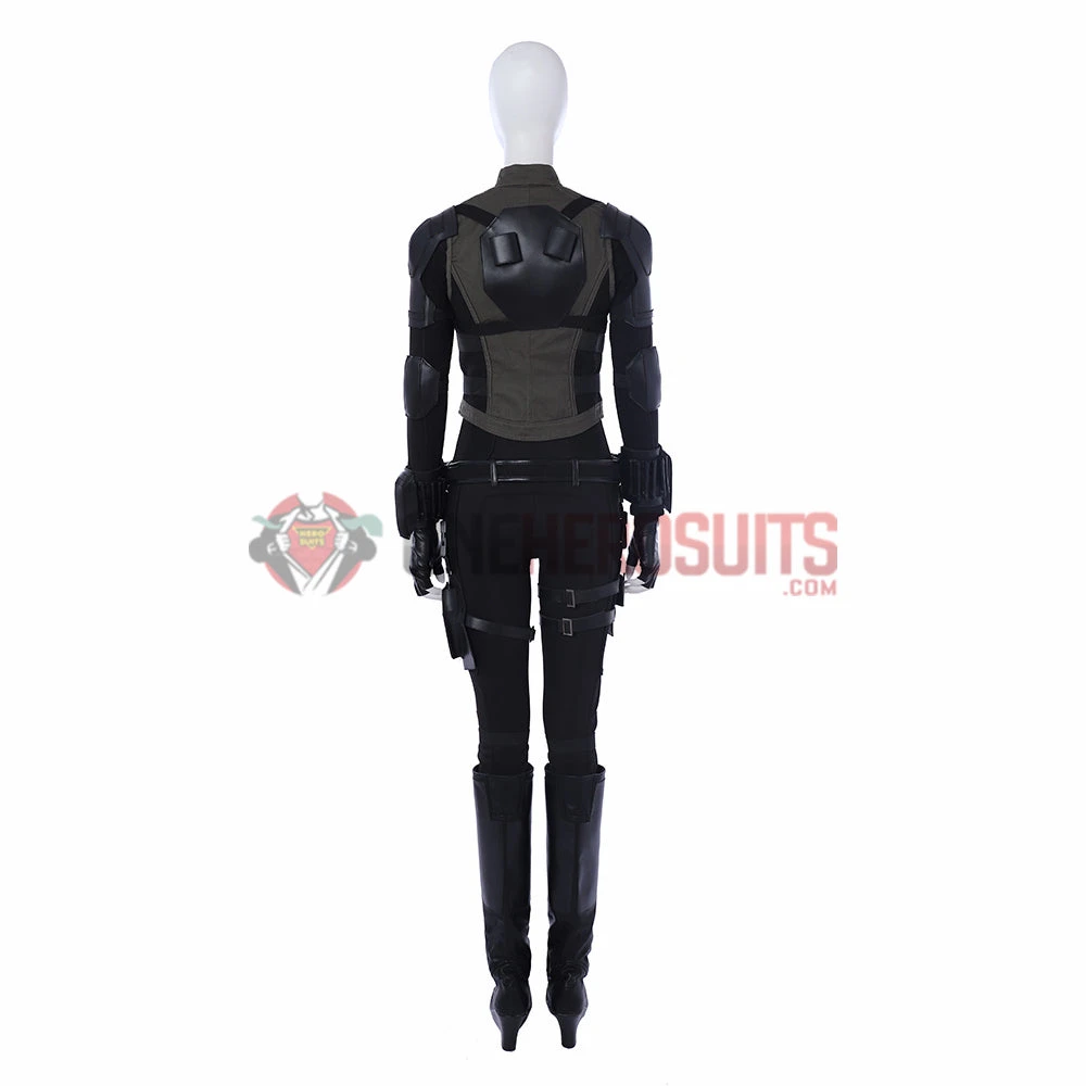 OneHeroSuits Avengers 3 Black Widow Cosplay Costumes Green Edition Suits 5 OneHeroSuits Avengers 3 Black Widow Cosplay Costumes Green Edition Suits