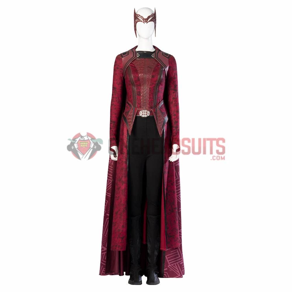 OneHeroSuits Wanda Multiverse Of Madness Cosplay Costumes Upgraded Version Suits 3 OneHeroSuits Wanda Multiverse Of Madness Cosplay Costumes Upgraded Version Suits
