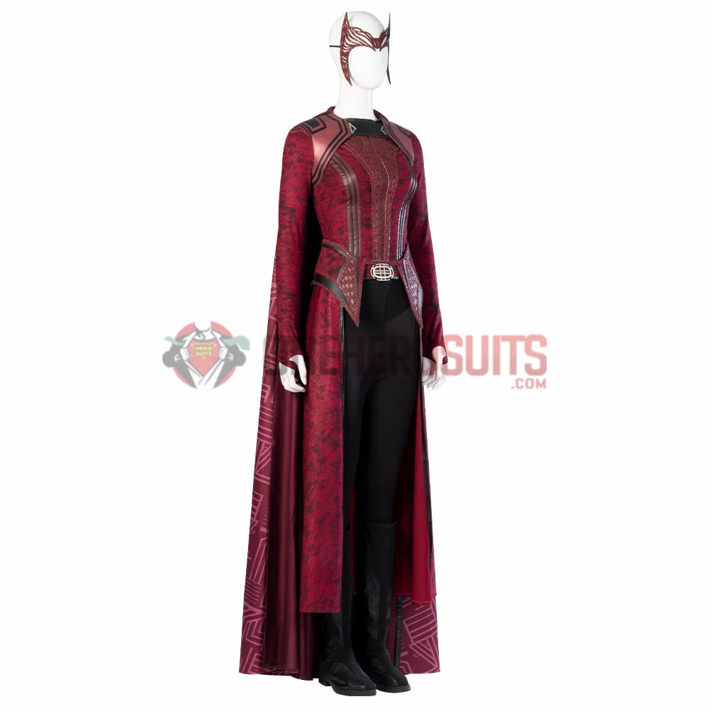 OneHeroSuits Wanda Multiverse Of Madness Cosplay Costumes Upgraded Version Suits 4 OneHeroSuits Wanda Multiverse Of Madness Cosplay Costumes Upgraded Version Suits