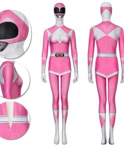 OneHeroSuits Expert-level Cosplay Bodysuit & Zentai Pink Power Rangers Cosplay Suit Pink Ranger Spandex Cosplay Costume