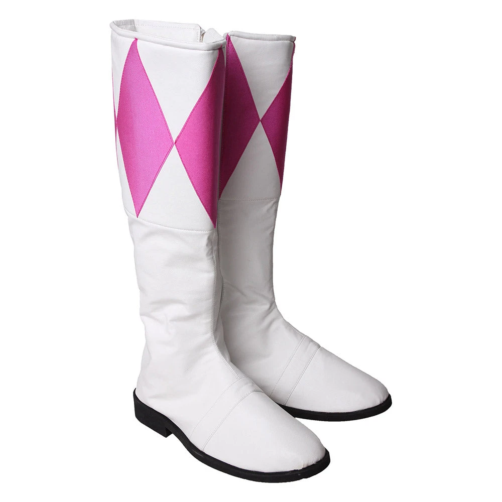 OneHeroSuits Pterosaur Pink Ranger Cosplay Shoes Mighty Morphin Power Rangers Boots Costumes