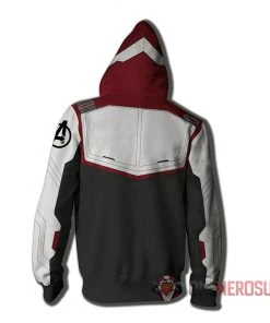 OneHeroSuits Quantum Suits Hoodies Avengers Endgame Creative Printed Zip-up Hooded Sweatshirt