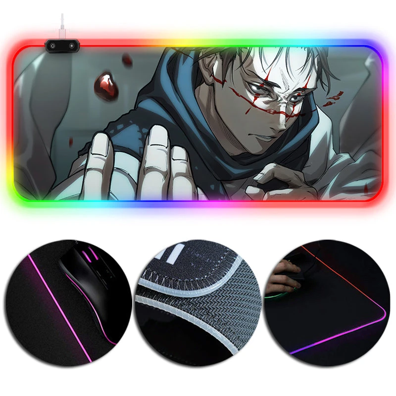 OneHeroSuits RGB Lighting X-Large Mousepad Jujutsu Kaisen Choso Creative Printed Mouse Pad 1 OneHeroSuits RGB Lighting X-Large Mousepad Jujutsu Kaisen Choso Creative Printed Mouse Pad